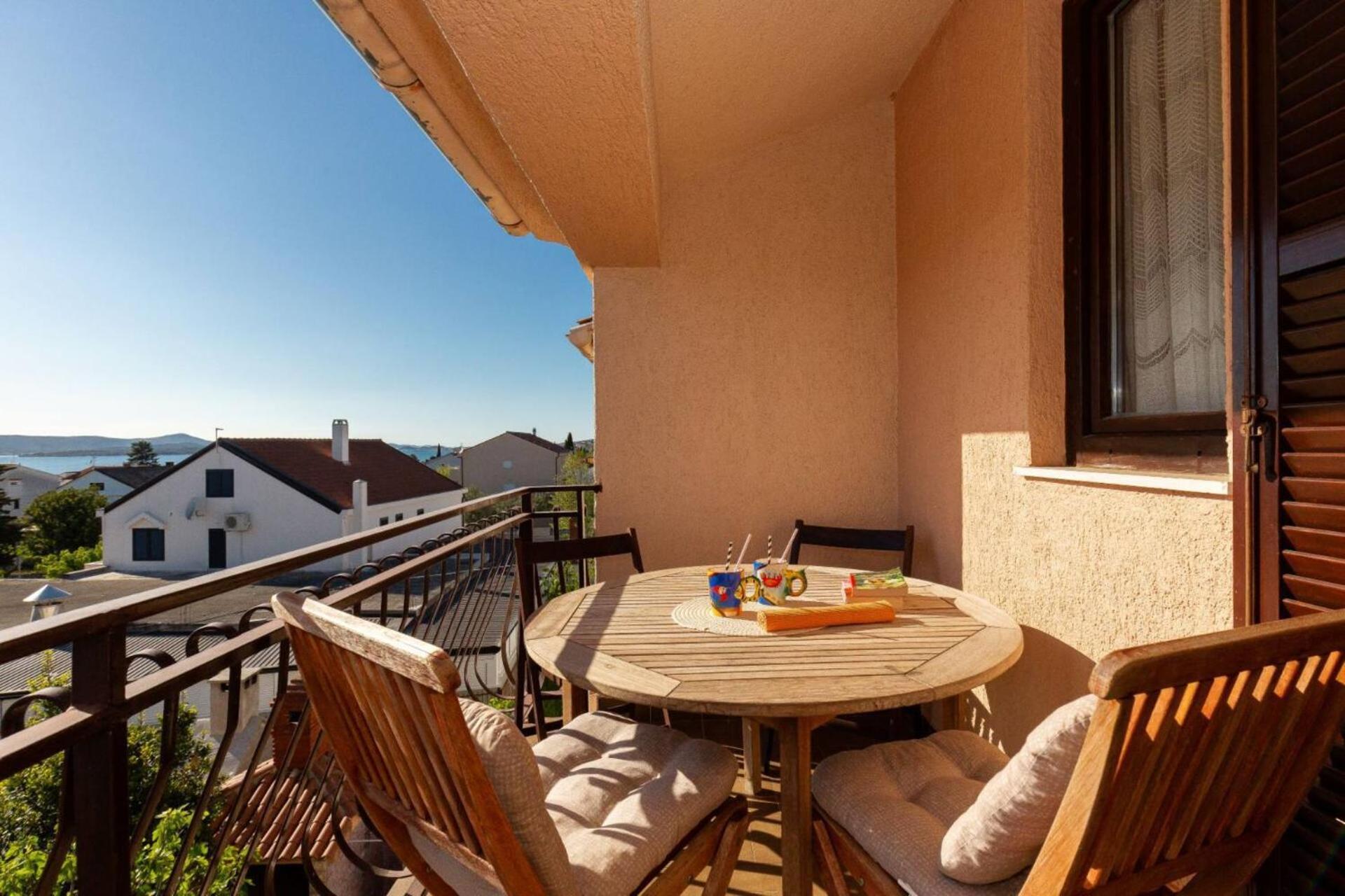 Three Bedroom Apartment In Biograd Weißenburg Exterior foto